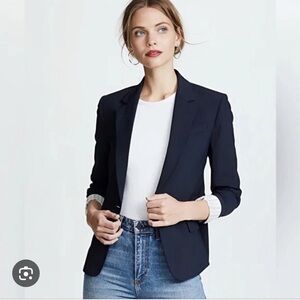 Theory Gabe B Stretch Wool Blazer Size 2
